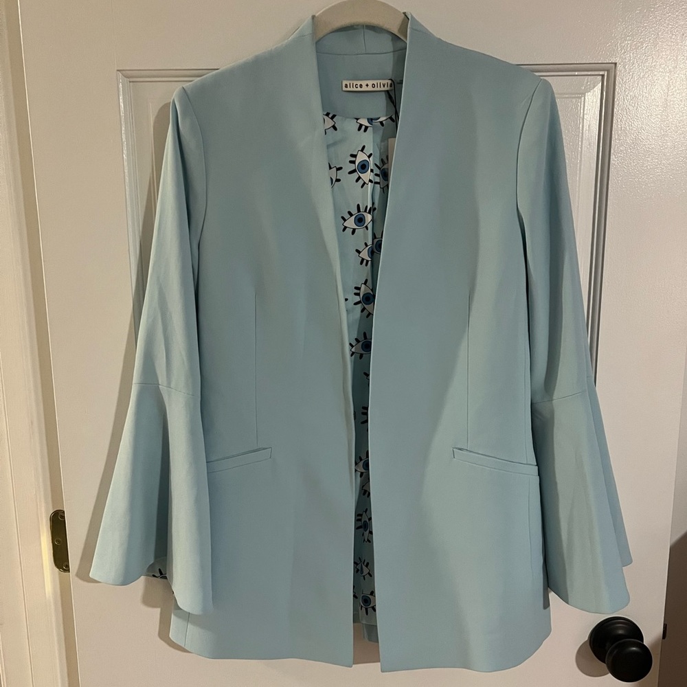 NWT Alice + Olivia Evil Eye Blazer